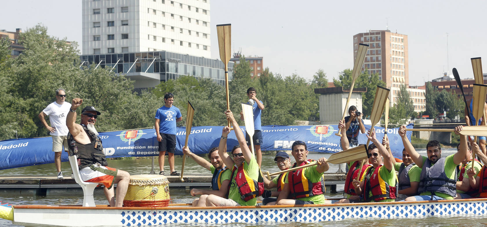 Campeonato Internacional de piragüismo k4 en Valladolid